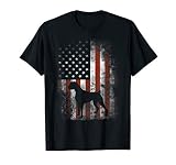 Boxer American Flag Shirt USA 4th of July Dog T-Shirt Gifts T-Shirt