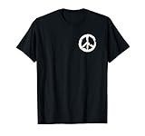 Hippie Hippie symbol print on pocket gift idea T-Shirt