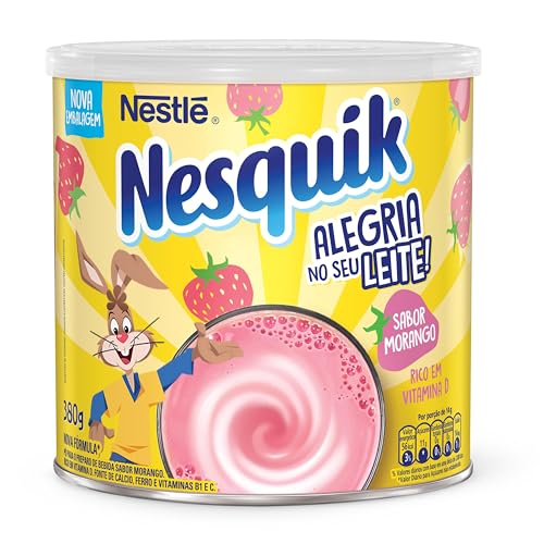 (REC) Nesquik Em Pó, Morango, 380G