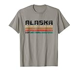 Alaska T Shirts Ak Retro Vintage Shirt Gift Men Women Kids T
