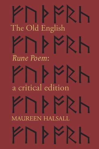 The Old English Rune Poem: A Critical Edition book cover