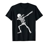 Dabbing Skeleton Shirt Kids Adult Dab Boys Funny Halloween T