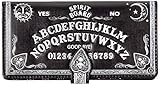 Nemesis Now Ouija Spirit Board Embossed Wallet, Gothic Purse, Occult Accessory, Black, 18.5cm