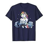Unicorn Weightlifting T Shirt Deadlift Fitness Gym Women Tee