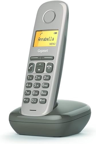Gigaset A170 Teléfono Inalámbrico, Agenda 50 Contactos, Chocolate