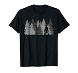Bigfoot in the Forest Sasquatch Yeti T-Shirt
