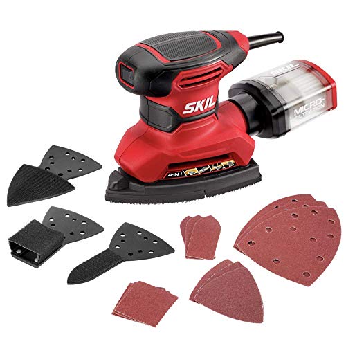 3 Skil Multi-Function Detail Sander with Micro-Filter