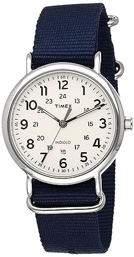 Relógio Timex TW2T29200 Weekender Azul/Creme