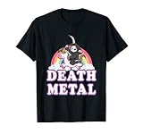 Death Metal Rock Music Funny Rainbow Grim Reaper Unicorn T S