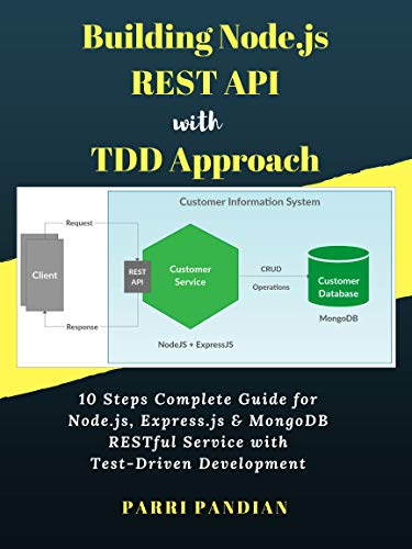 Building Node.js REST API with TDD Approach: 10 Steps Complete Guide for Node.js, Express.js & MongoDB RESTful Service with Test-Driven Development book cover