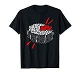 Drumline Marching Band Word Cloud Art T-Shirt
