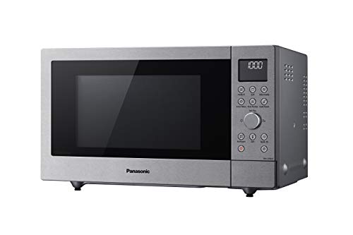 Panasonic NN-CD58JSGPG Slimline-Kombi-Mikrowellenherd mit Grill, Drehteller aus Glas, 27 l, 1000 W, 40/100–220 °C, 29 automatische Programme, Auftauen, 6 Leistungsstufen, digitale LED, Edelstahl