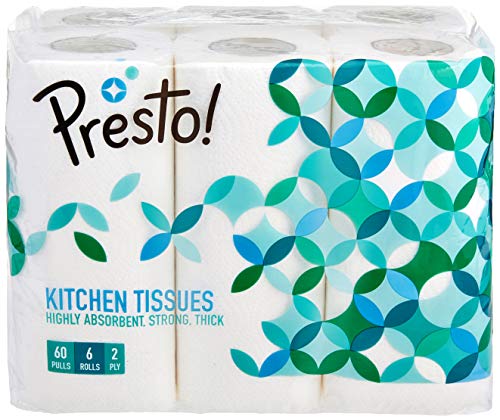 Amazon Brand - Presto! 2 Ply Kitchen Tissue Rolls