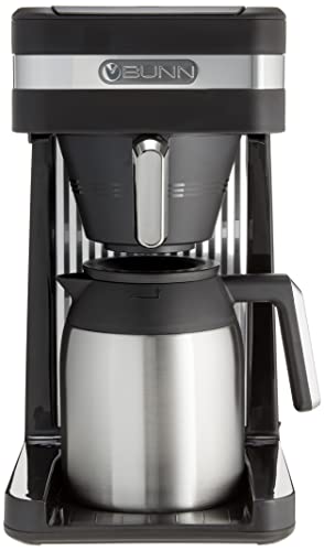 BUNN CSB3T Speed Brew Platinum Thermal 10-Cup Coffee Maker, Black/Stainless