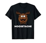 Moosetache Shirt Funny Moose Pun Hunting Gift Canada T Shirt