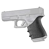 Hogue HandAll Beavertail Rubber Grip Sleeve for GLOCK 19, 23, 32, 38 (Gen 3-4), Black - 17040