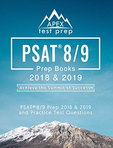 PSAT 8/9 Prep Books 2018 & 2019: Test Prep Reading, Writing, & Math Workbook and Practice Test Questions book cover