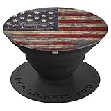 American Flag Weathered Popsockets Adhesive Popgrip