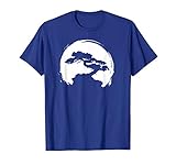 Vintage Bonsai Tree Shadow Picture Retro Zen Circle T-Shirt