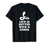 Life Is Better With A Cobra Lover Gift Christmas T-Shirt