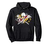 Boys Lacrosse Hoodie Helmet Sticks Lax Maryland Flag Gift Pu