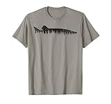 Musky Pine Forest Treeline - Outdoor Fishing Angler T-Shirt