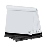 KKBESTPACK Poly Mailers Self Sealing Shipping Envelopes CPB68 Waterproof Postal Bags (White, 10x13 Pack of 1000)