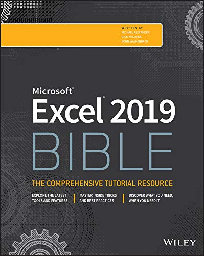 Excel 2019 Bible book cover