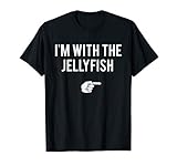 I M With Jellyfish Halloween Costume Funny Couple Matching T