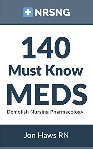 140 Must Know Meds: Demolish Nursing Pharmacology book cover