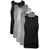 Gildan Men S A Shirt Tanks Multipack Style G1104 Grey Black