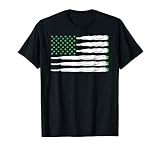 Blunt American Flag Weed Marijuana Cannabis USA T-Shirt Gift T-Shirt