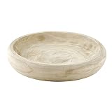 Santa Barbara Design Studio Wood Serving Bowl Hand Carved Pa