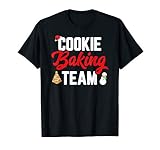 Cookie Baking Team Matching Family Christmas T Shirts Women
