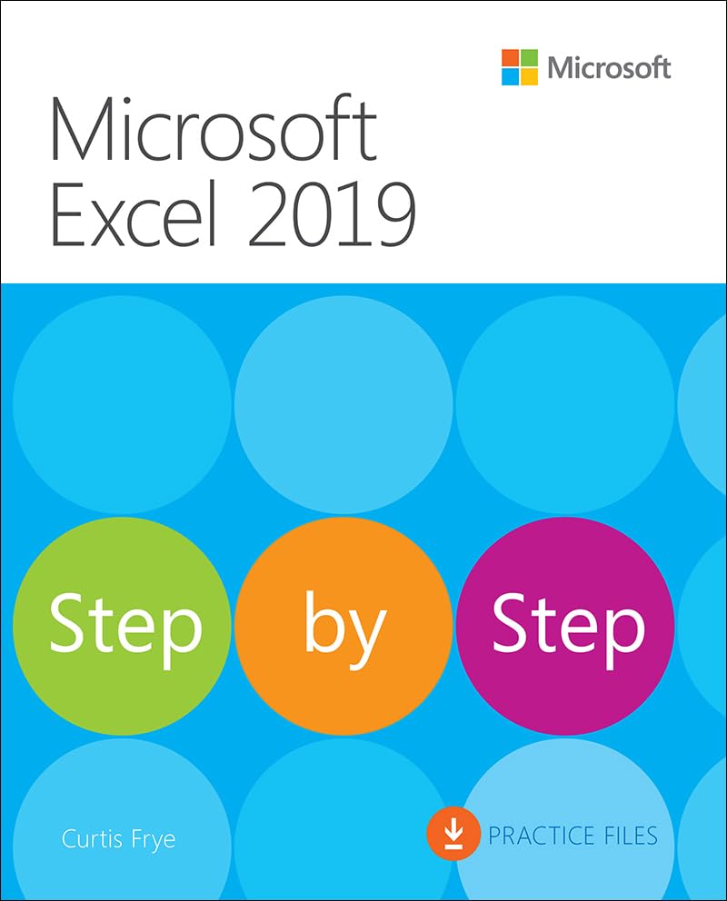 Microsoft Excel 2019 Step by Step book cover