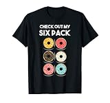 Check Out My Six Pack Donut Shirt Foodie Donut Workout Gift T-Shirt