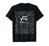 Square Root Of 196 14 Years Old 14Th Birthday Graphic T Shir