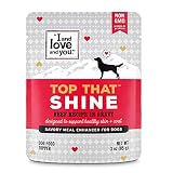 I And Love And You Top That Shine Wet Dog Food Pouch Beef Re