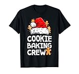 Cookie Baking Crew Christmas Santa Family Gingerbread Team T-Shirt
