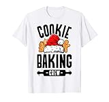 Cookie Baking Crew Christmas Santa Family Gingerbread Team T-Shirt