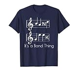 Band Geek Music Notes Spelling Funny T Shirt For Musicians