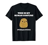Funny Potato Humour This Is My Human Costume Halloween Potat
