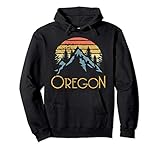 Vintage Or Oregon Mountains Outdoor Adventure Hoodie Pullove