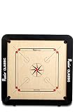 T Tabakh Precise Classic 24Mm Carrom Board With Coins Strike