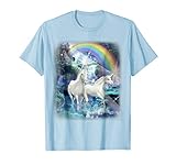 Adult Mesmerizing Unicorn Castle Forest T Shirt