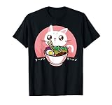 Kawaii Japanese Ramen Noodles Anime Cat Lover Gift T Shirt