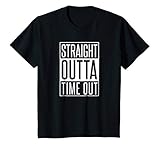 Kids Straight Outta Time Out Parody T Shirt T Shirt