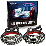 Nilight - TR-05 2PCS 60 Inch 180 LEDs Bed Strip Kit with…