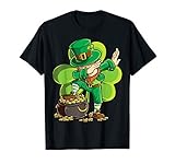 St Patricks Day Dabbing Leprechaun Boys Girls Men Dab Dance