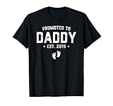 Promoted To Daddy Est. 2019 Gift For New Daddy T-Shirt Baby
